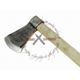 MEDIEVAL VIKINGS FRANCISCA UTILITY AXE TOOL CARBON STEEL HEAD HARDWOOD HANDLE